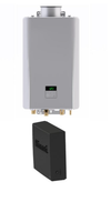 Rinnai Tankless Water Heater - RE180 external unit, providing endless hot water, isolated on a white background