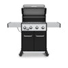 BroilKing Baron 440 Pro: Open grill head revealing high-quality grates, ready for your culinary adventures