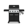 BroilKing Crown 420 grill with collapsible side shelves, ready to elevate your grilling game