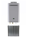 Rinnai RE180 tankless water heater with separate pipe cover accessory - compact, powerful, and space-saving solution for endless hot water