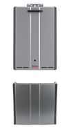 Rinnai Tankless Water Heater - RSC160 exterior model with pipe cover accessory - sleek and space-saving hot water solution