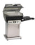 Broilmaster H3XN Gas Grill: A sleek standalone grill with open grill head, grates, and side shelf on a white background