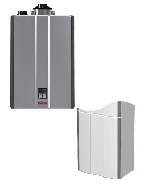 Rinnai Tankless Water Heater - SE - Series RUR160 - Natural Gas Connection