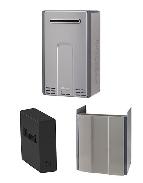 Rinnai Tankless Water Heater - RL75 - Natural Gas Connection